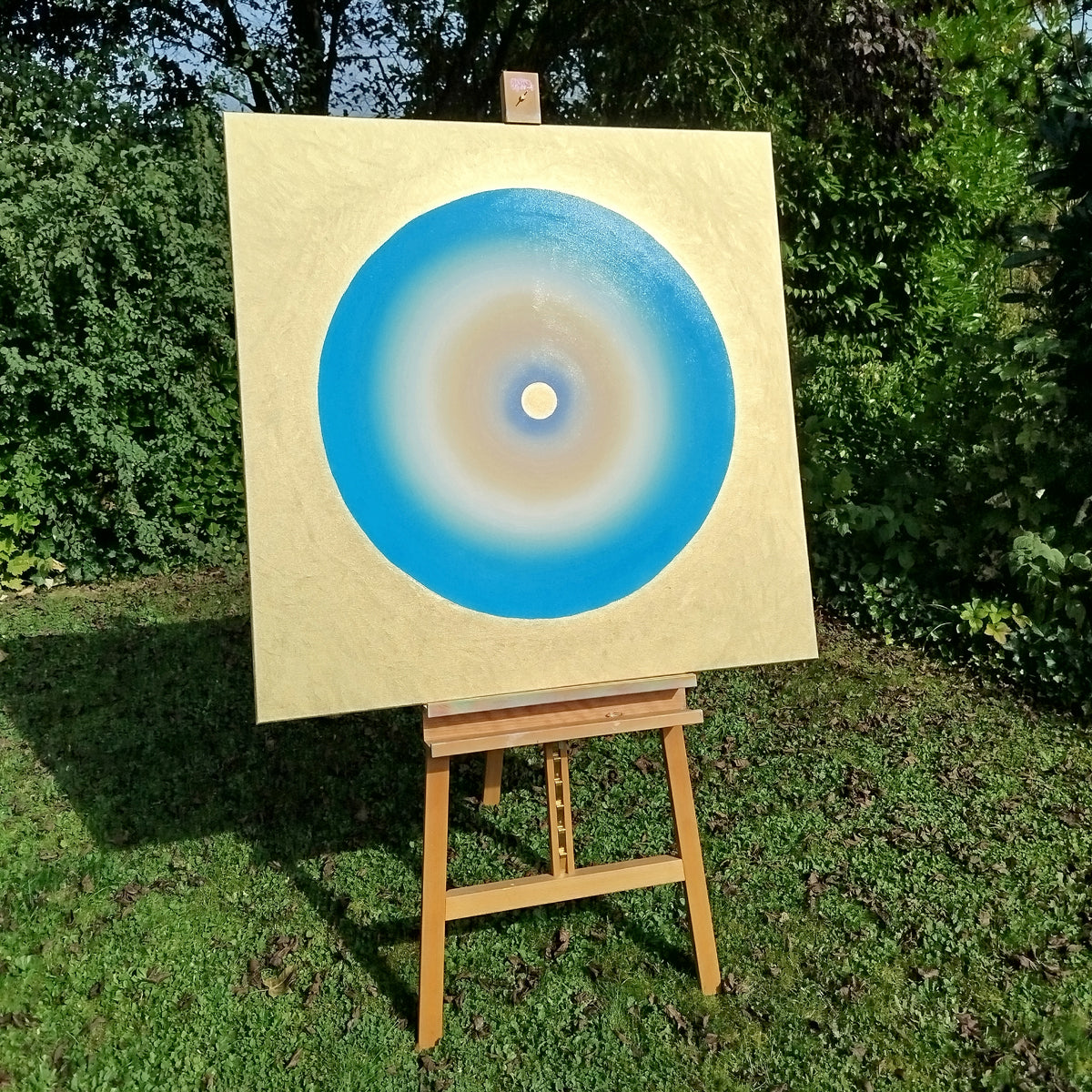 The Gong Of The Sirius | Oil & Amber on Canvas