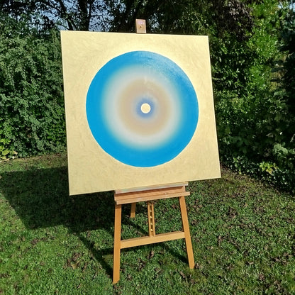 The Gong Of The Sirius | Oil & Amber on Canvas
